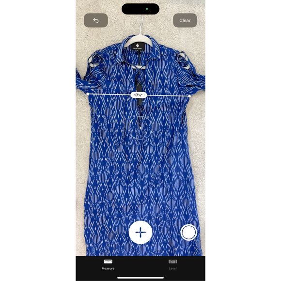 NWT Seema Kahai ikat cobalt kaftan, XS $795 C35 - Picture 9 of 9